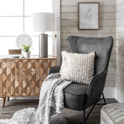 NuLOOM Eugene Ceramic 28" Table Lamp Lighting - Black 28" H X 15" W X 15"D 5 NuLOOM Eugene Ceramic 28" Table Lamp Lighting - Black 28" H X 15" W X 15"D - Image 3