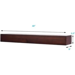 Austin Floating Wood Mantel Shelf Pine Wood Rustic Shelf | Mantels Direct -Home Decoration Series GUEST a402d952 5cf3 459d 9539 c70dfdbb2b86