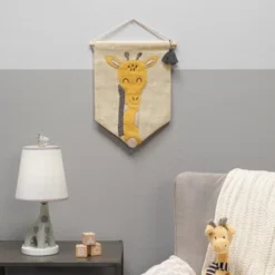 Lambs & Ivy Giraffe Canvas Banner Nursery Wall Art / Wall Hanging - Yellow -Home Decoration Series GUEST a62583cf 1b39 45fa b1a4 52ebf443cb8f