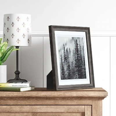 8" X 10" Double Matted Table Frame Dark Brown - Threshold™ 3 8" X 10" Double Matted Table Frame Dark Brown - Threshold™