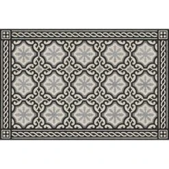 FlorArt Chelsea Noir Low Profile Easy Clean Kitchen Mat Black/Gray - Bungalow Flooring -Home Decoration Series GUEST a68faa38 3c93 4cb9 aa48 f35591b87af4