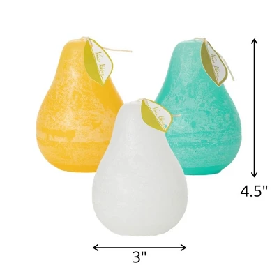 Boardwalk Pear Candles Kit - Set Of 3 4 Boardwalk Pear Candles Kit - Set Of 3 - Image 2