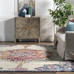 NuLOOM Maranda Transitional Medallion Area Rug -Home Decoration Series GUEST a91f1a04 92b8 4624 9d7e 20b01342fcc4
