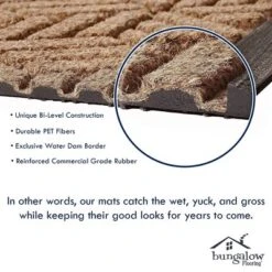 3' Aqua Shield Snowflake Tree Skirt Round Mat Bluestone - Bungalow Flooring -Home Decoration Series GUEST aa6c5bf3 0c28 48dd 9bfc 98c25d0ac5dc 1