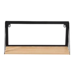 Honey-Can-Do Small Laundry Wall Shelf With Wood Light Oak -Home Decoration Series GUEST aaf76cd0 0301 4bc1 b3de 6722dda82761