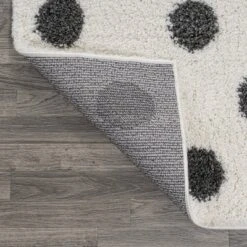 Pere Modern Charcoal Dot Shag Area Rug - JONATHAN Y -Home Decoration Series GUEST ac56f128 5634 4966 9dd6 1ce8bf62660f