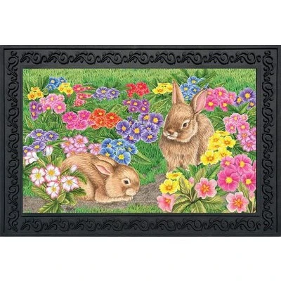 Briarwood Lane Bunny Friends Easter Doormat Spring Floral Bunnies Indoor Outdoor 30" X 18" 3 Briarwood Lane Bunny Friends Easter Doormat Spring Floral Bunnies Indoor Outdoor 30" X 18"