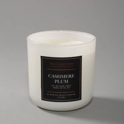 12oz Jar Candle Cashmere Plum - The Collection By Chesapeake Bay Candle 3 12oz Jar Candle Cashmere Plum - The Collection By Chesapeake Bay Candle