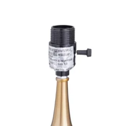 Linen Buffet Lamp With Tapered Shade Gold - Olivia & May -Home Decoration Series GUEST af893c26 e177 482f a41a fc7b95ccf844