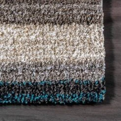 Striped Shaggy Woven Rug - NuLoom -Home Decoration Series GUEST b13b15fb 7a24 4aff b84d 25c4868e2246