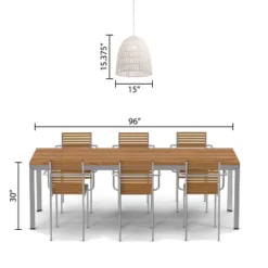 15" 1-Light Imara Pendant Hemp White - River Of Goods 16 15" 1-Light Imara Pendant Hemp White - River Of Goods -Home Decoration Series GUEST b322d003 ce67 4de1 b7d6 7def907eca29