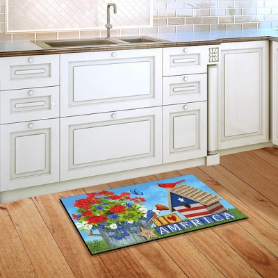 I Love America Patriotic Doormat Indoor Outdoor 30" X 18" Briarwood Lane 5 I Love America Patriotic Doormat Indoor Outdoor 30" X 18" Briarwood Lane - Image 3