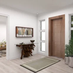 Metal Leaf Varying Texture Wall Decor With Wood Frame Brown - Olivia & May -Home Decoration Series GUEST b4720882 d57a 4c7d b0cc e0368d9d7001