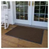 2'x3' Solid Doormat Brown/Black - HomeTrax -Home Decoration Series GUEST b4781083 4585 41fa 866b 9f1c0e6e2c98
