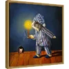 16" X 16" The Night Before Christmas Mouse By Lucia Heffernan Framed Canvas Wall Art - Amanti Art -Home Decoration Series GUEST b4ffc8ce 5bd7 401c 9c40 dc60e21bc47b