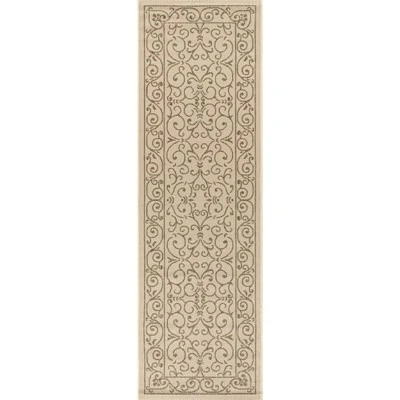 Charleston Vintage Filigree Textured Weave Indoor/Outdoor Area Rug - JONATHAN Y 3 Charleston Vintage Filigree Textured Weave Indoor/Outdoor Area Rug - JONATHAN Y