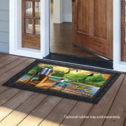 Lakeside Escape Summer Doormat Indoor Outdoor 30" X 18" Briarwood Lane 6 Lakeside Escape Summer Doormat Indoor Outdoor 30" X 18" Briarwood Lane -Home Decoration Series GUEST b699502e a9d0 4632 849b 1974e0c3b378