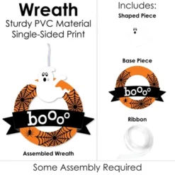 Big Dot Of Happiness Spooky Ghost - Outdoor Halloween Party Decor - Front Door Wreath -Home Decoration Series GUEST b6e19cc0 2e59 4788 841c 65b84e86abad