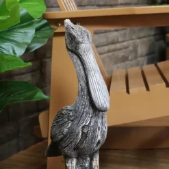 Sunnydaze Decor Sunnydaze Outdoor Polystone Nautical Pelican's Perch Garden Patio Lawn Landscape Statue - 22" - Gray -Home Decoration Series GUEST b6f5aa0b d796 48f4 ae67 cea1b1da0a3d