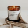 Sweet Water Decor Widlflowers And Salt 11oz Amber Jar Soy Candle