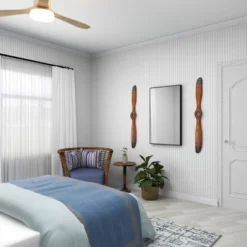 Vintage Reflections Cherry Wood Finish Antique-Style Airplane Propeller (48") - Olivia & May -Home Decoration Series GUEST b8dbb02e 7447 4dc5 91b4 8f20491334b8