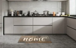 J&V TEXTILES 20" X 39" Comfort Collection Anti-Fatigue Kitchen Floor Mat (Let's Stay Home)