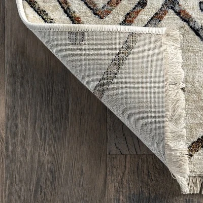 NuLOOM Kendra Bohemian Panel Fringe Area Rug 8 NuLOOM Kendra Bohemian Panel Fringe Area Rug - Image 6