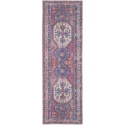 Nicole Curtis Machine Washable Bordered Southwestern Indoor Rug -Home Decoration Series GUEST b9f15ee4 5fb1 413d bfe6 16bf0abe310b