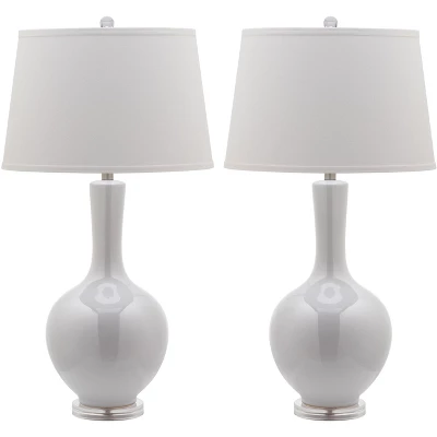 Blanche Gourd Lamp (Set Of 2) - Safavieh 9 Blanche Gourd Lamp (Set Of 2) - Safavieh - Image 7