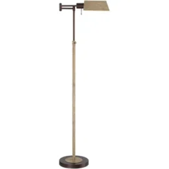Regency Hill Rustic Farmhouse Pharmacy Floor Lamp With USB Charging Port 54" Tall Bronze Faux Wood Adjustable Swing Arm For Living Room Reading Office 17 Regency Hill Rustic Farmhouse Pharmacy Floor Lamp With USB Charging Port 54" Tall Bronze Faux Wood Adjustable Swing Arm For Living Room Reading Office -Home Decoration Series GUEST bb62a229 9b5b 45a1 aced b5193c64013b