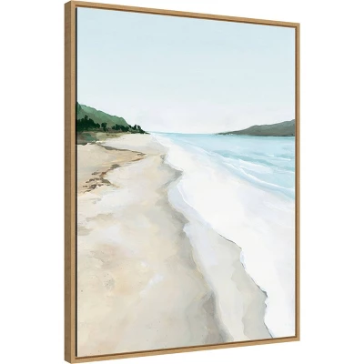 23" X 30" Crash Into Me II Beach By Isabelle Z Framed Canvas Wall Art Print - Amanti Art 3 23" X 30" Crash Into Me II Beach By Isabelle Z Framed Canvas Wall Art Print - Amanti Art