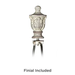 360 Lighting Vintage Chic Floor Lamp 60" Tall Antique White Tropic Flower Drum Shade For Living Room Reading Bedroom Office -Home Decoration Series GUEST bc9d9687 63ac 4491 8ad3 56179977d382