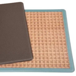 World Rug Gallery Natural Border Anti-Fatigue Standing Mat -Home Decoration Series GUEST c073a48e 5251 4f56 a294 5a124440f4d0