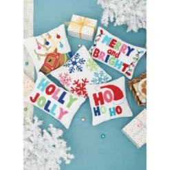 C&F Home Merry And Bright Hooked Christmas Throw Pillow 12 C&F Home Merry And Bright Hooked Christmas Throw Pillow -Home Decoration Series GUEST c2ba1470 977c 49bb 9e9b 4ecea7111412