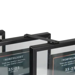 Northlight 20" Contemporary Collapsible Rectangular 4" X 6" Photo Picture Frame - Black -Home Decoration Series GUEST c2e9bdb8 d4c4 4d2d 942a 9ab012f14208