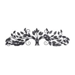 14" X 47" Metal Leaf Wall Decor Brown - Olivia & May -Home Decoration Series GUEST c39295ad 4319 4900 b0f6 4ac986b2272e