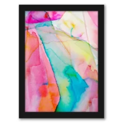 Jeweel Toned Watercolors By Hope Bainbridge - Modern 8 Piece Black Framed Art Set - Americanflat -Home Decoration Series GUEST c3dac154 5efb 4194 a217 7d0fc80ebdb4