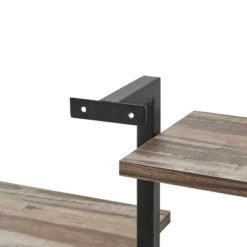 4-Tier Sienna Vertical Wall Shelf Unit Black/Rustic - Danya B. 12 4-Tier Sienna Vertical Wall Shelf Unit Black/Rustic - Danya B. -Home Decoration Series GUEST c630a634 c15c 4faf 9c70 c9ce3735d9a6