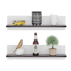 23.62" Set Of 2 Repose Display Photo Ledge Shelves - Danya B. -Home Decoration Series GUEST c658181d 6db2 4adf b200 f94ae60c9d69