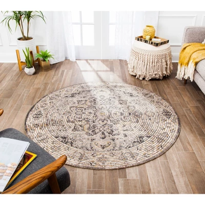 Zagros Braided Medallion Rug - Anji Mountain 3 Zagros Braided Medallion Rug - Anji Mountain