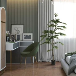 6' Artificial Potted Nandina Tree - Vickerman -Home Decoration Series GUEST c78688ce dbdb 4ccf b052 42b30deeccde