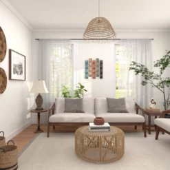 Metal Abstract 5 Wavy Panels Wall Decor With Embossed Details - Olivia & May -Home Decoration Series GUEST c79853c8 cb1c 4cb0 8626 045e317c6ac1