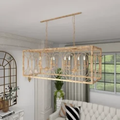 Vintage Metal Chandelier Gold - Olivia & May -Home Decoration Series GUEST c7fdbdbb 751f 4255 887d 1afc85757c9e