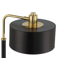 Possini Euro Design Myles Modern Mid Century Desk Lamp 24" High Black Gold With Dual USB Charging Ports Metal Drum Shade For Bedroom Living Room Home 16 Possini Euro Design Myles Modern Mid Century Desk Lamp 24" High Black Gold With Dual USB Charging Ports Metal Drum Shade For Bedroom Living Room Home -Home Decoration Series GUEST c95c07aa 134f 4f3a b0b8 338184566037