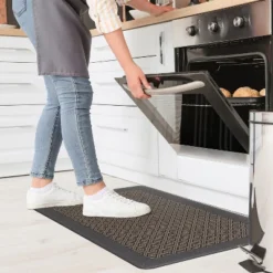World Rug Gallery Geometric Textline Anti-Fatigue Standing Mat -Home Decoration Series GUEST cb008296 70e5 41ea 8683 457d9a1ed9e2