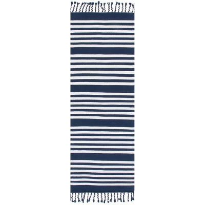 NuLOOM Rowen Striped Cotton Tassel Area Rug 11 NuLOOM Rowen Striped Cotton Tassel Area Rug - Image 9