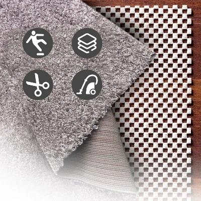 Nevlers Non-Slip Rug Pad 5'x8' - White 8 Nevlers Non-Slip Rug Pad 5'x8' - White - Image 6