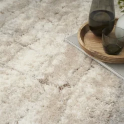 Nourison Luxurious Shag Abstract Textures Area Rug -Home Decoration Series GUEST d3f8afa4 85dd 4078 a8a7 4192cfc68fe4