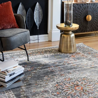 NuLOOM Penny Vintage Floral Medallion Area Rug 10 NuLOOM Penny Vintage Floral Medallion Area Rug - Image 8