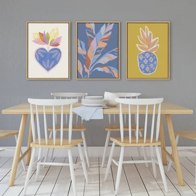 18" X 24" Sylvie Tropical Love Framed Canvas Wall Art By Kasey Free Natural - Kate And Laurel 7 18" X 24" Sylvie Tropical Love Framed Canvas Wall Art By Kasey Free Natural - Kate And Laurel - Image 5